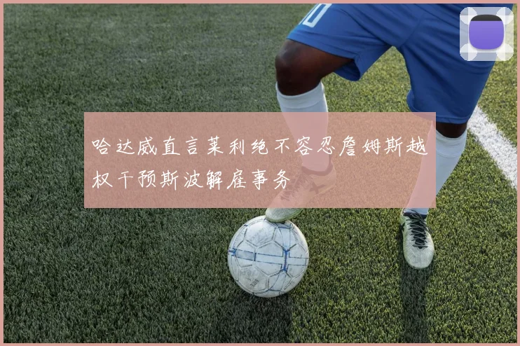 哈达威直言莱利绝不容忍詹姆斯越权干预斯波解雇事务